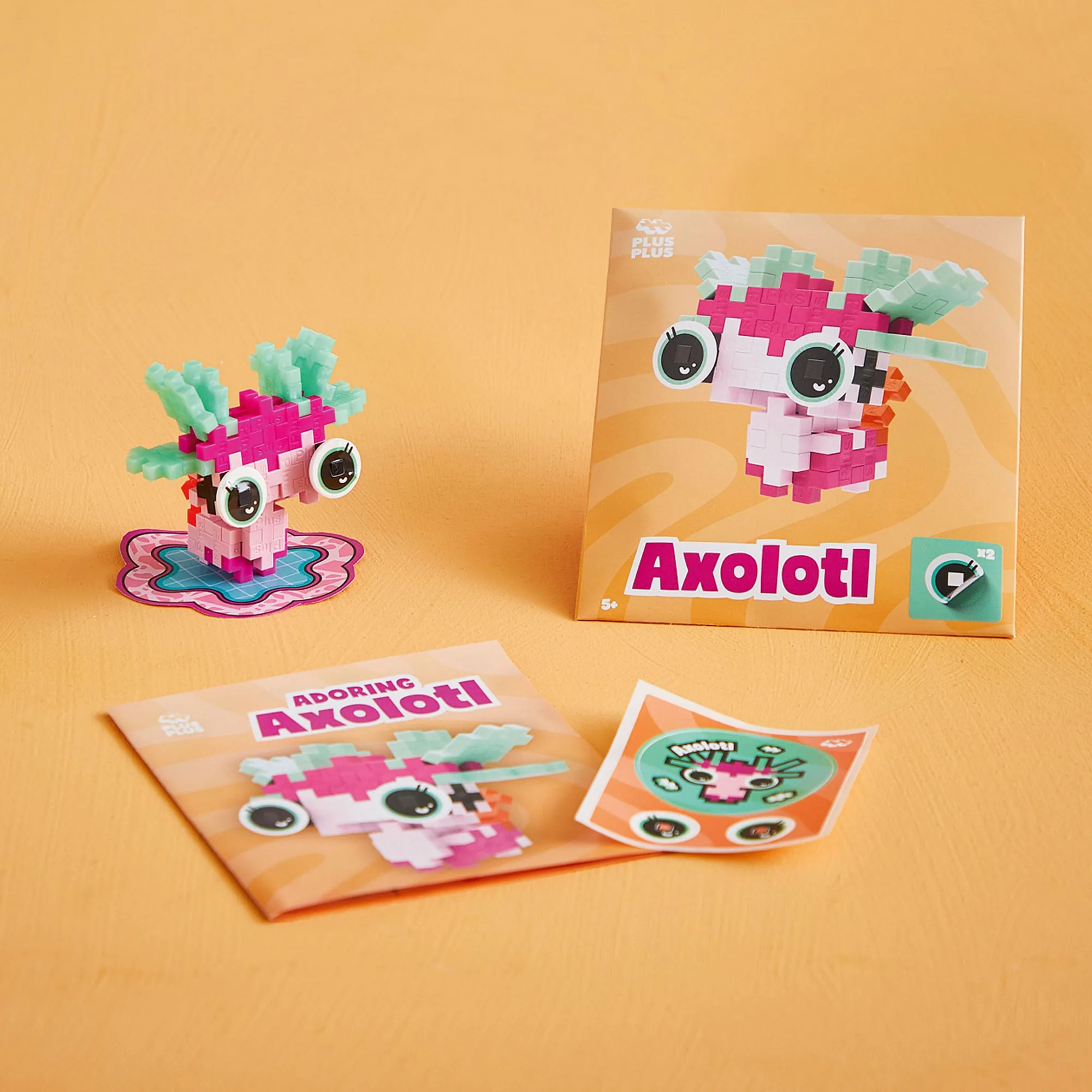 Axoloti Rosa mascota