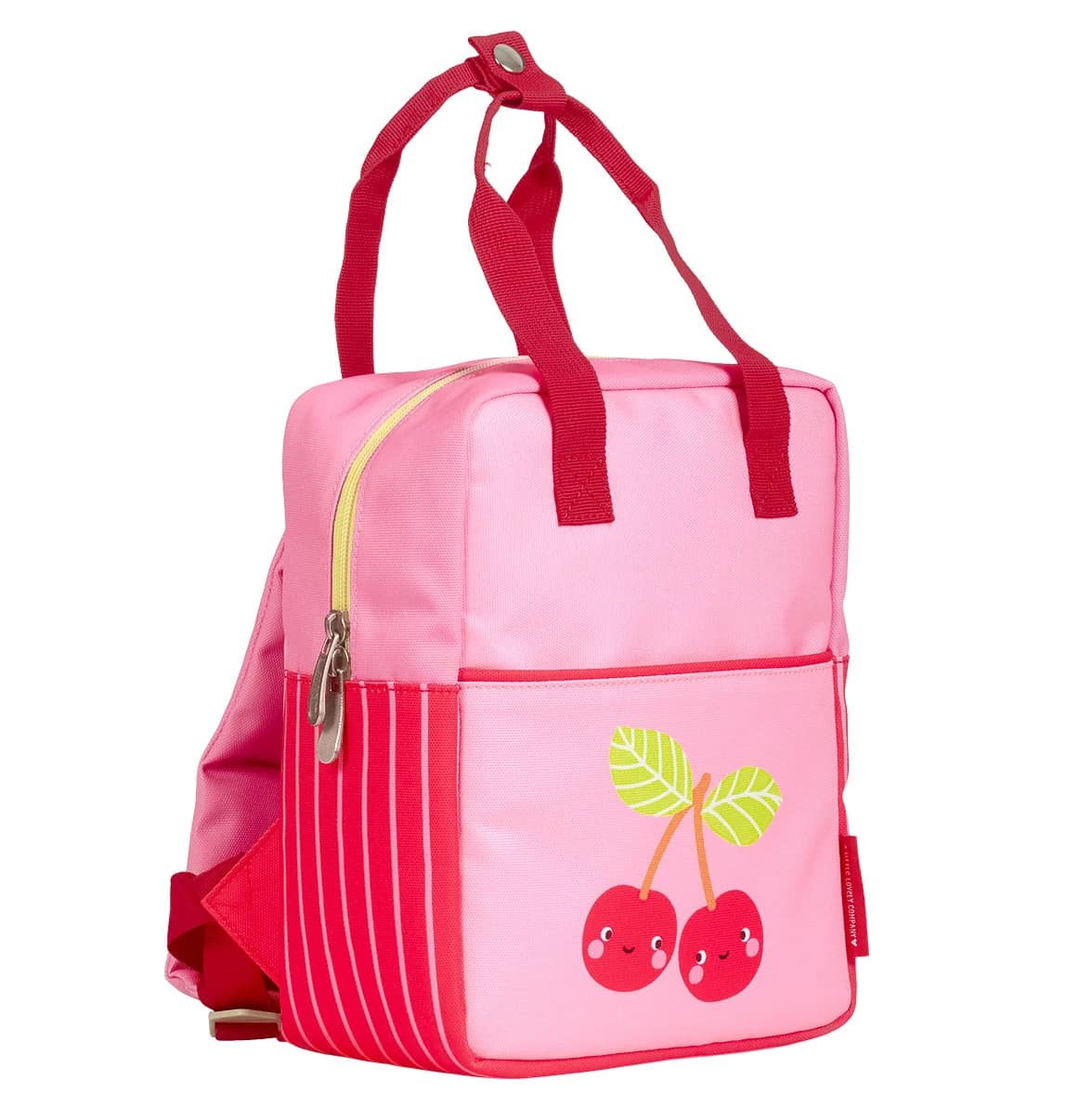 MOCHILA CUADRADA CEREZAS