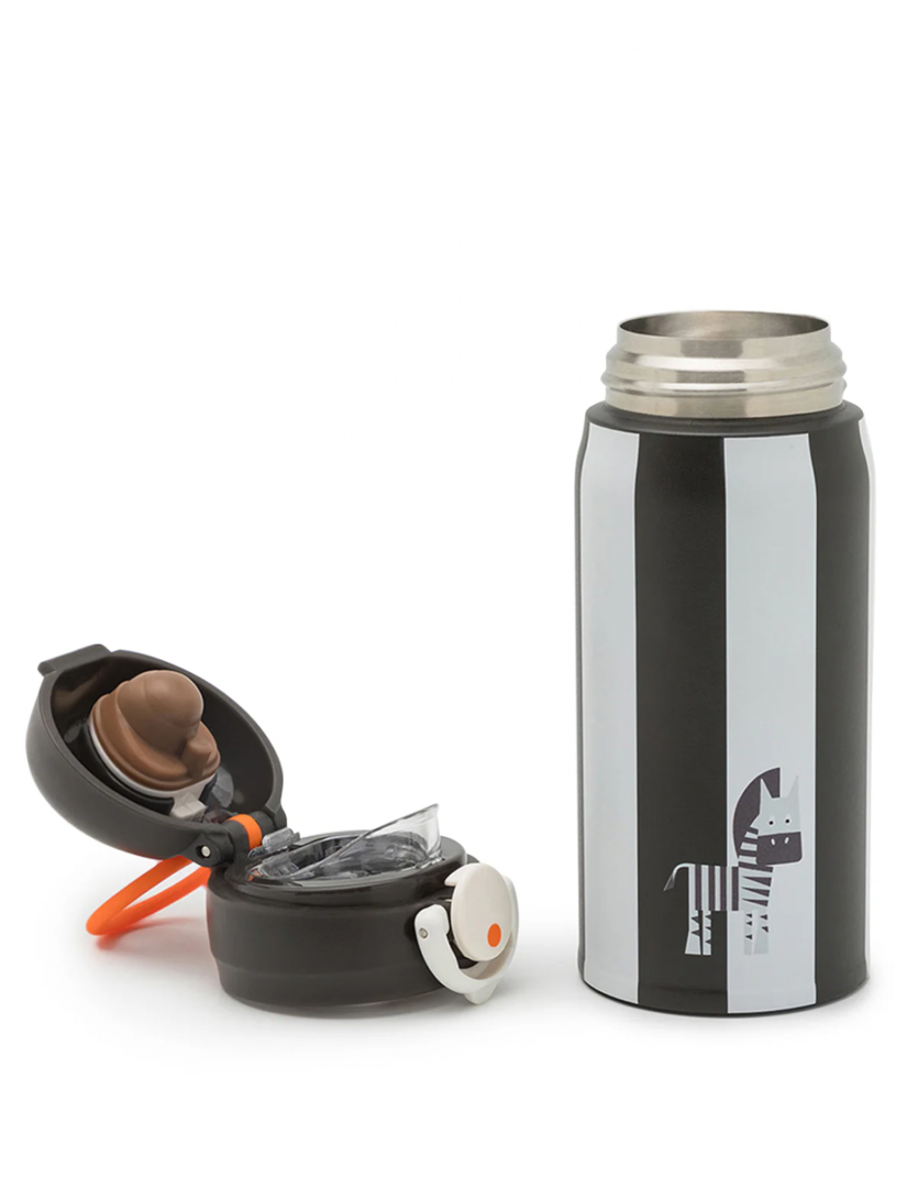 Botella de Acero Térmica Noui Noui 350ml - Cebra - imagen 2