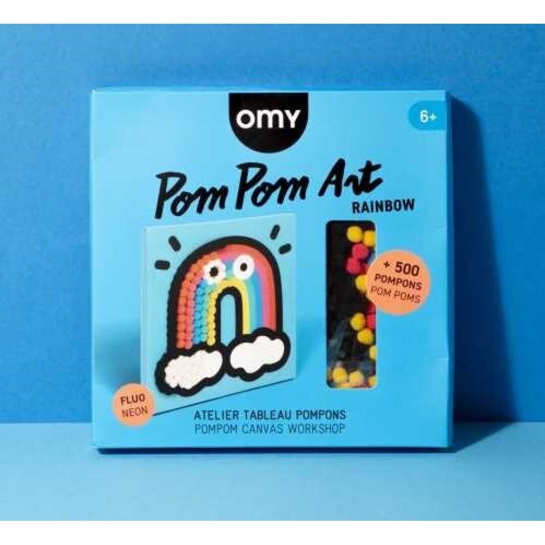 KIT DE POMPONES OMY RAINBOW