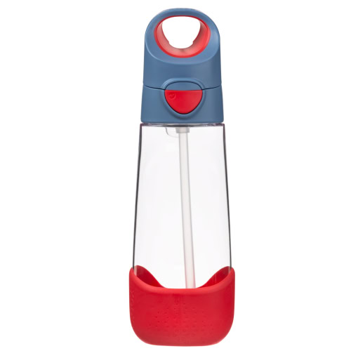Botella tritán con pajita 600ml B.Box - Blue Blaze