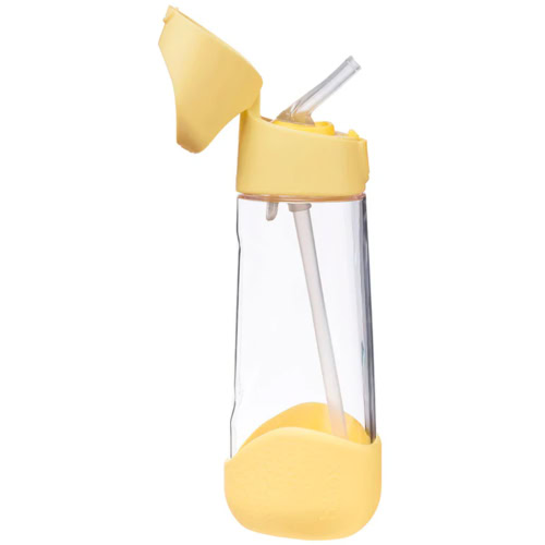 Botella tritán con pajita 600ml B.Box - Lemon Twist