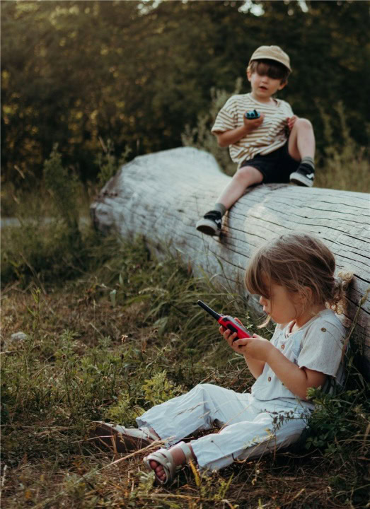 Walkie Talkie - Azul y Rojo - Kidytalk - imagen 3