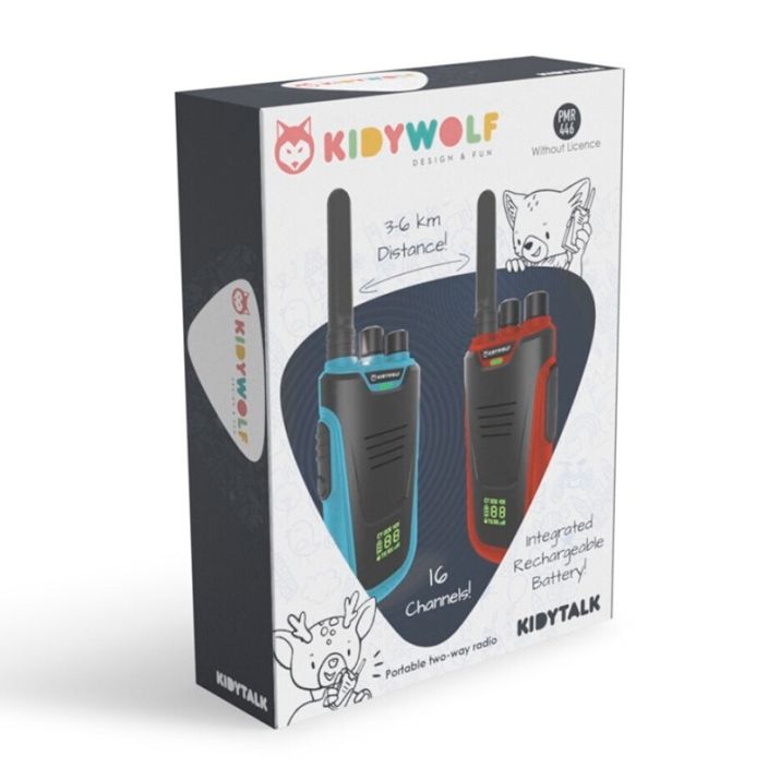 Walkie Talkie - Azul y Rojo - Kidytalk - imagen 4
