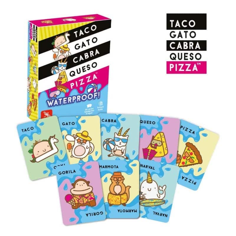 Taco, Gato, Cabra, Queso, Pizza - Waterproof - imagen 3
