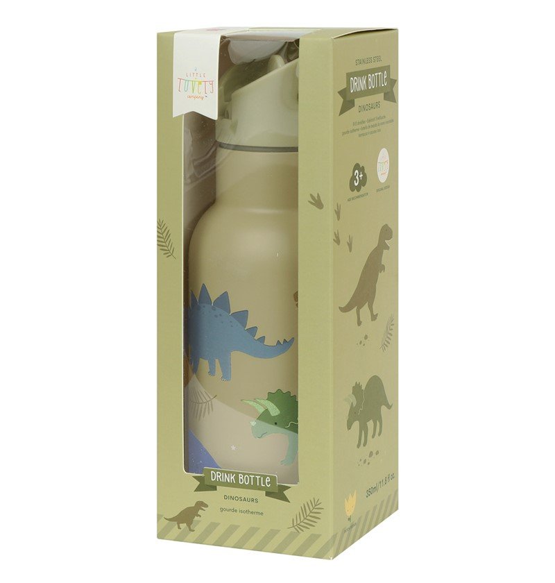 Botella Acero 350ML - Dinosaurios - imagen 2