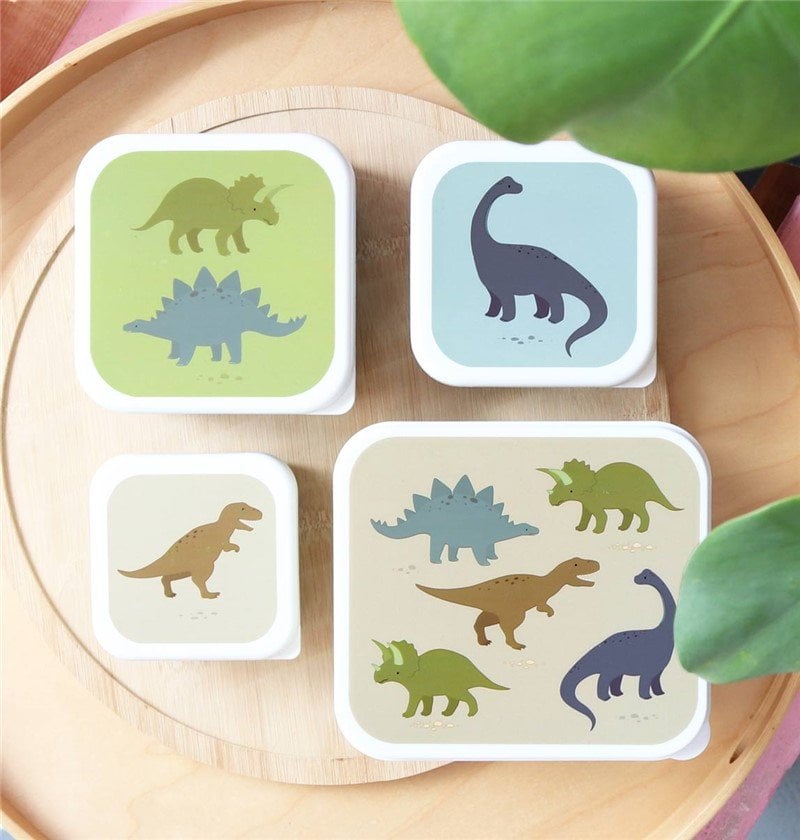 Set 4 cajas snack - Dinosaurios - imagen 2