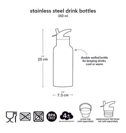 Botella Acero 350ML - Vehículos - imagen 4