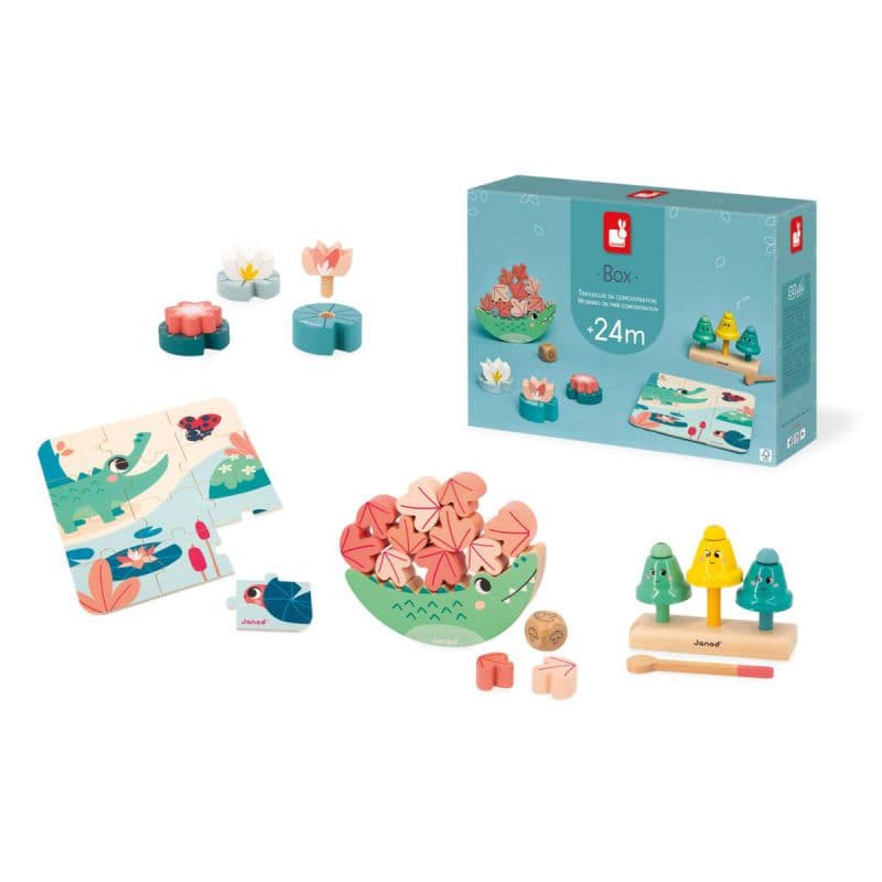 Box 24 meses – Caja de juguetes educativos de madera