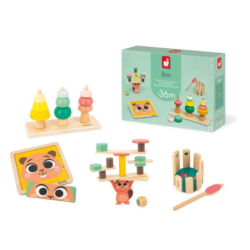 Box 36 meses – Caja de juguetes educativos de madera