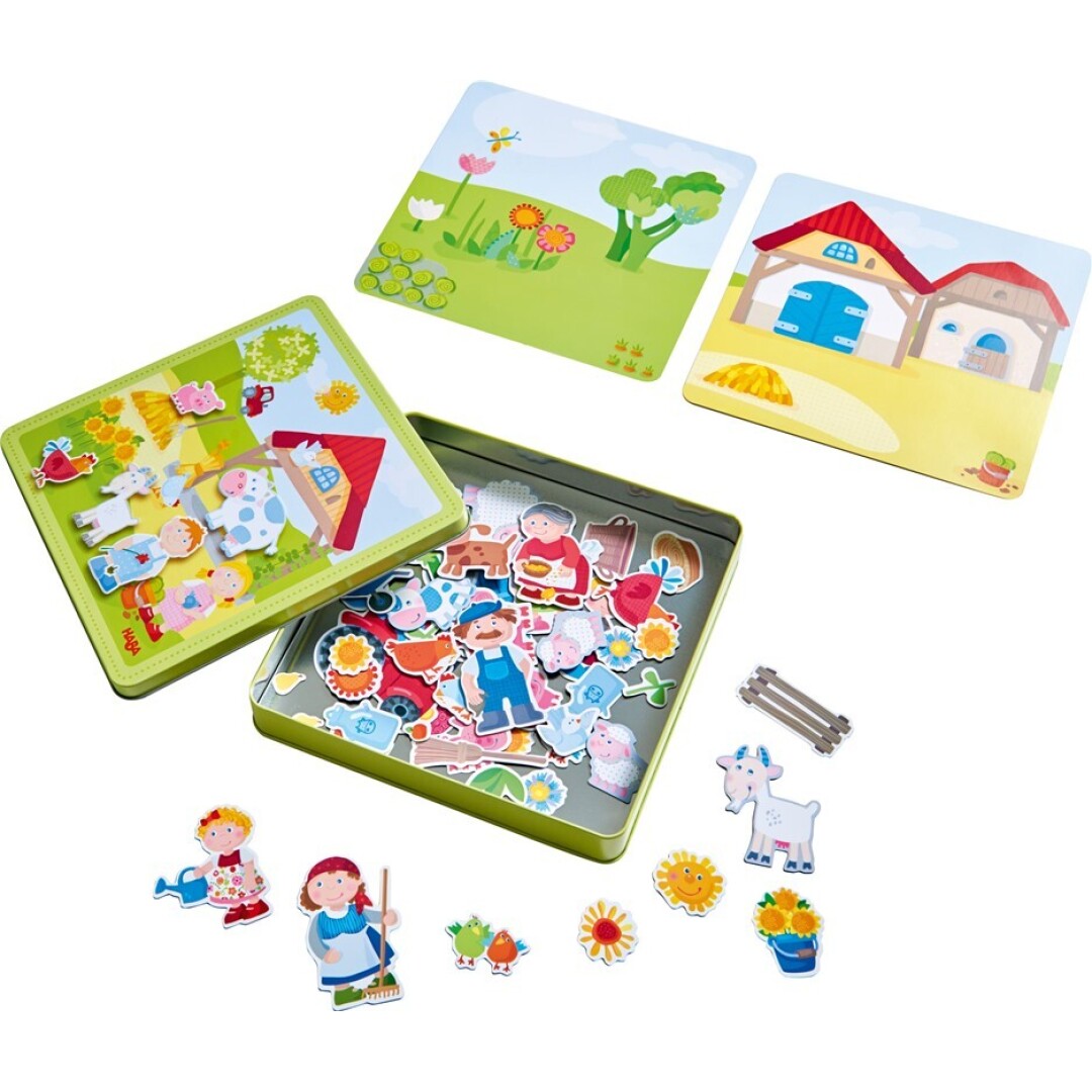 Caja de juego magnético La granja de Peter y Paulina