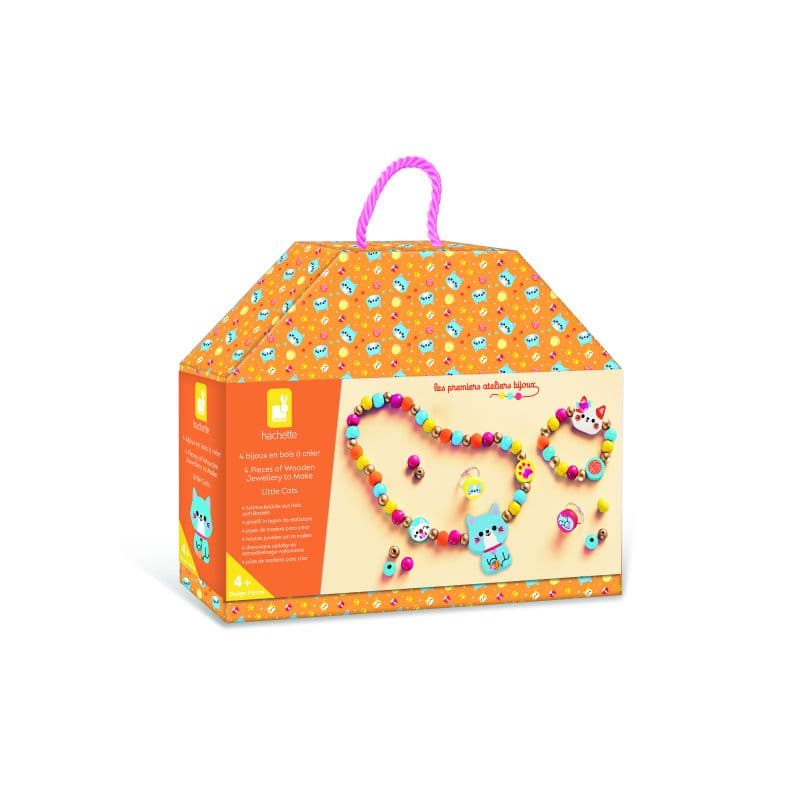 Kit Little Cats – 4 Joyas de Madera