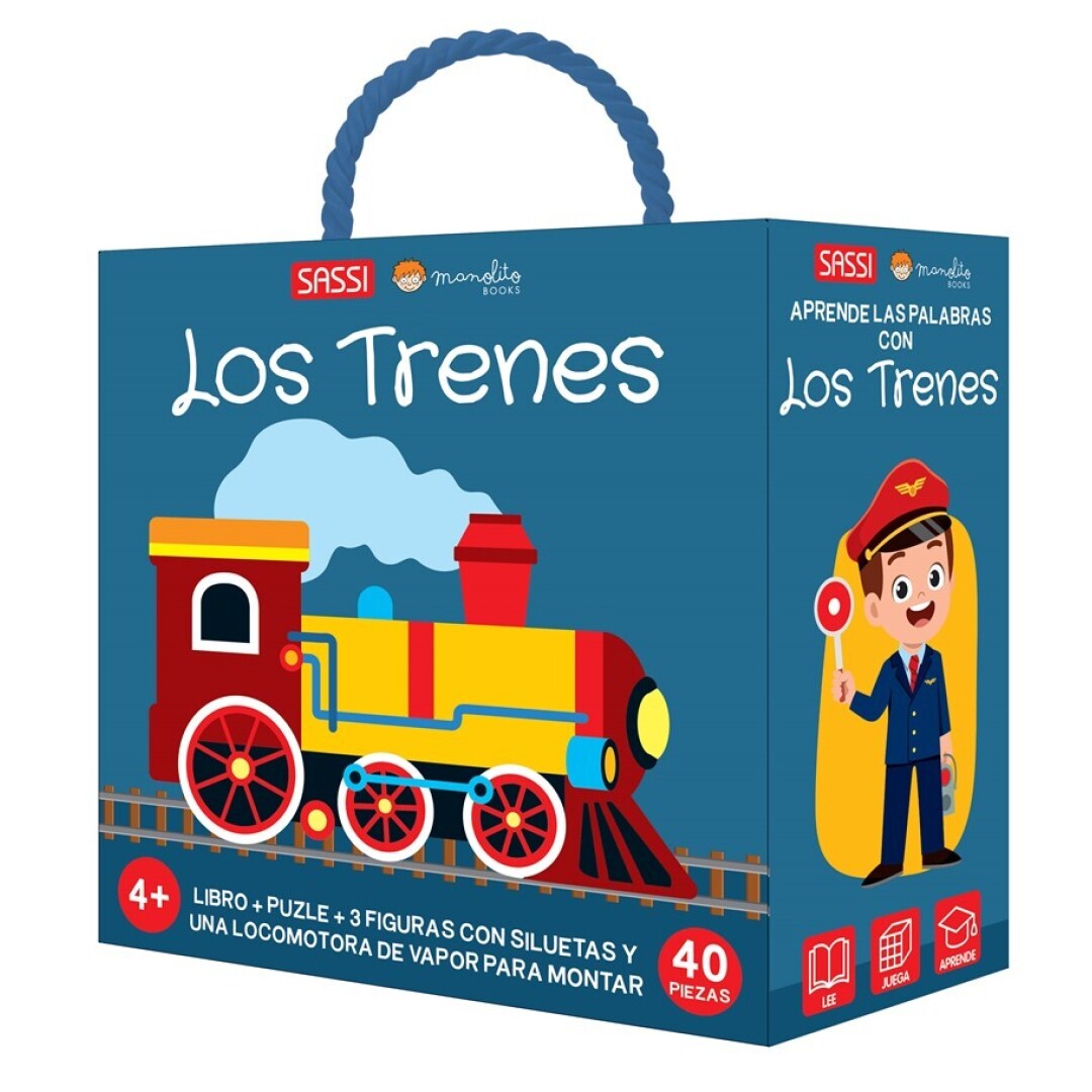 Los trenes - Libro + Puzzle