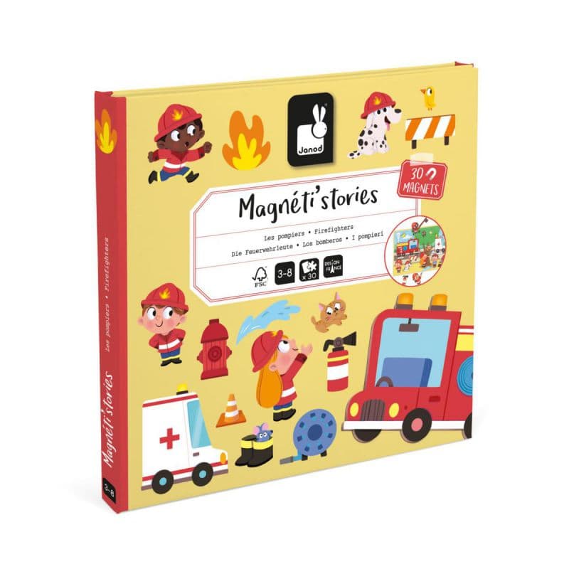 Magneti’Stories Bomberos - Juego magnetico de historias