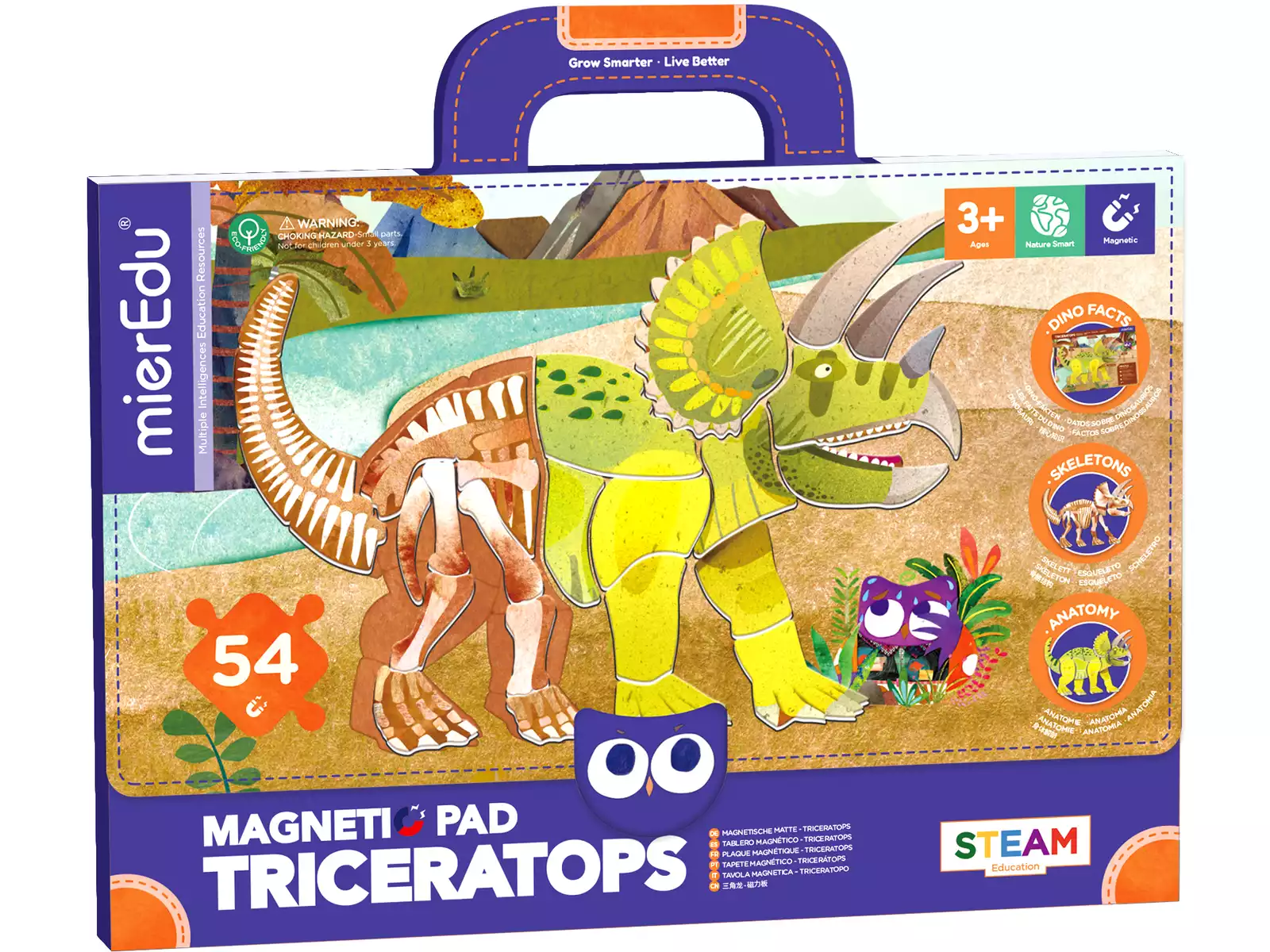 MALETÍN MAGNÉTICO - TRICERATOPS