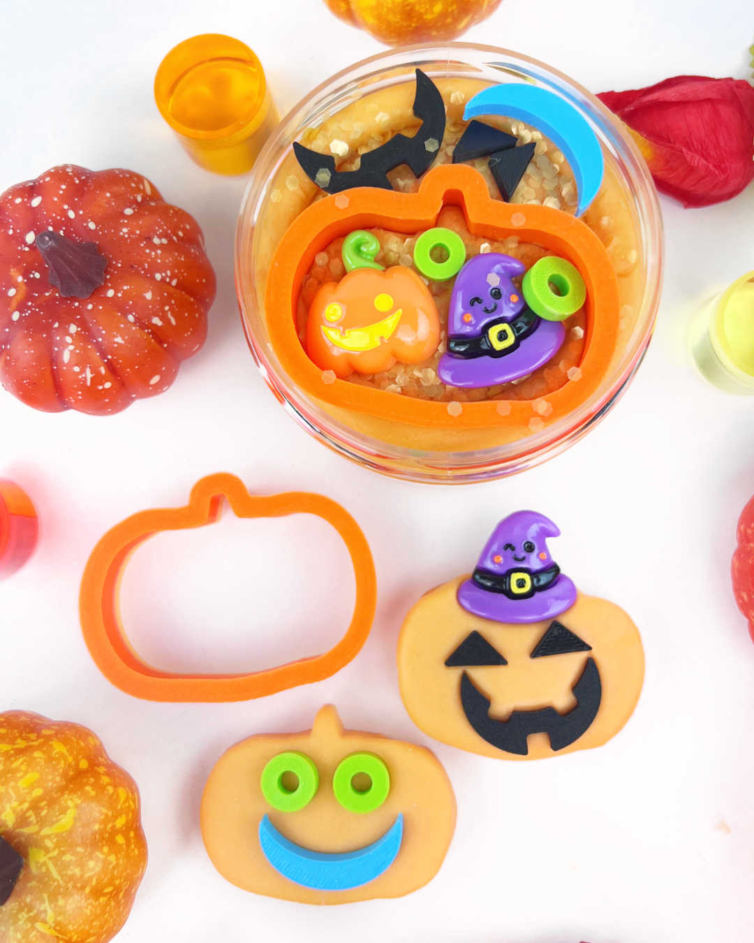 Plastilina ecológica - Pumpkin Surprise Pot