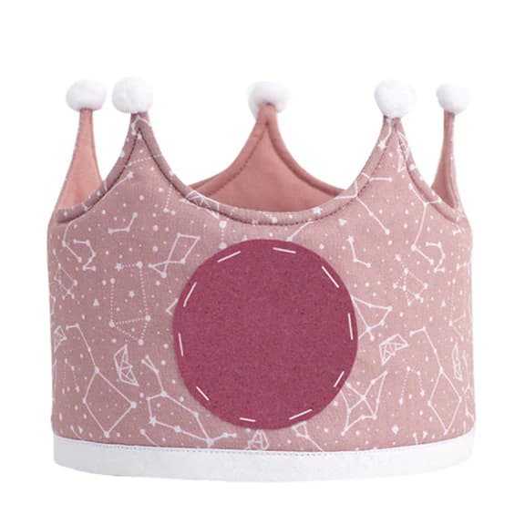 Corona cumpleaños constelación - Malva