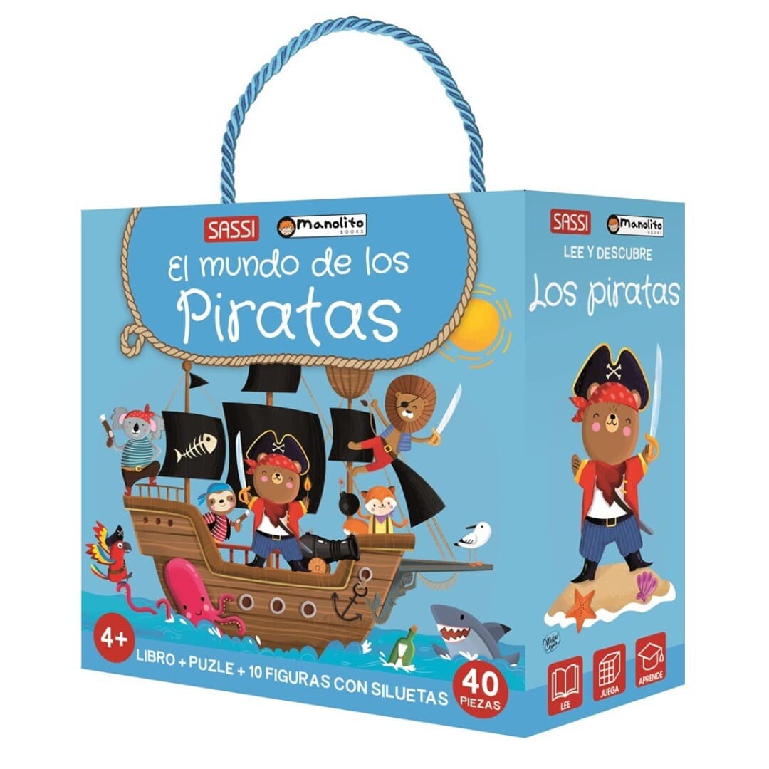 El Mundo de los piratas - Libro + Puzzle