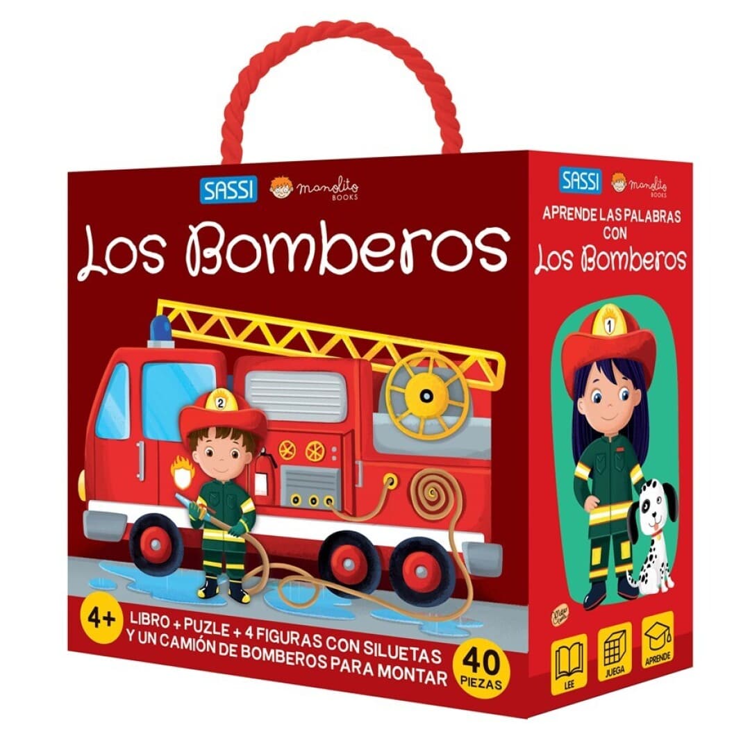 Los bomberos - Libro + Puzzle
