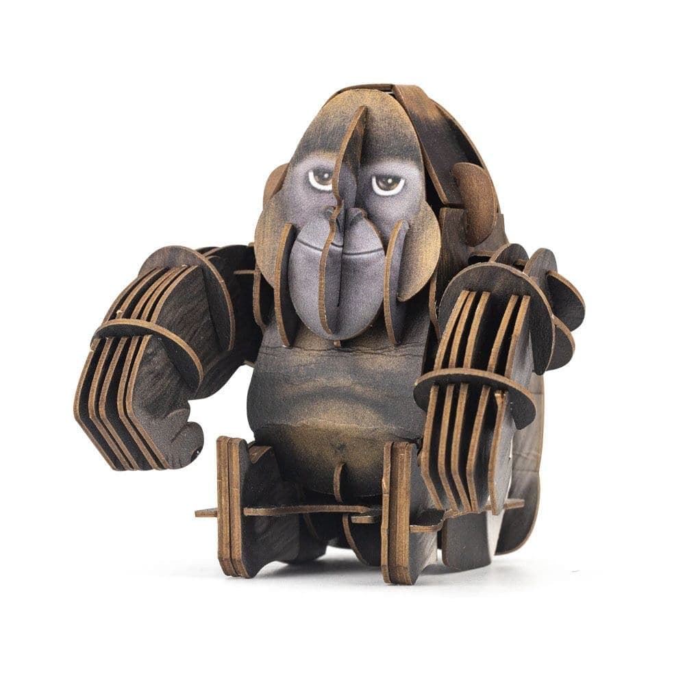 Puzzle 3D con sonido- Gorila