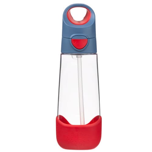 Botella tritán con pajita 600ml B.Box - Blue Blaze