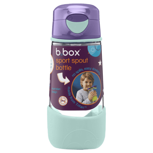Botella Tritán con boquilla y asa 450ml B.Box - Lilac Pop