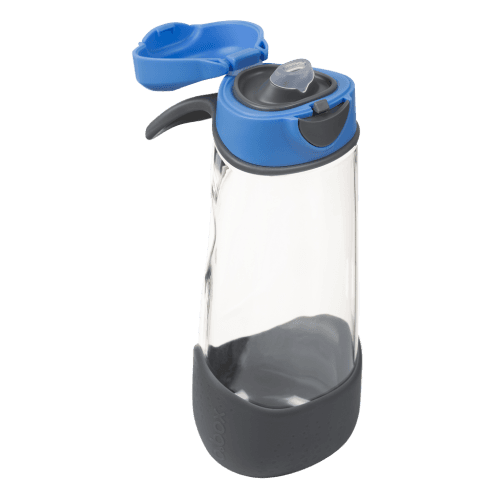 Botella tritán con boquilla y asa 600ml B.Box - Blue Slate