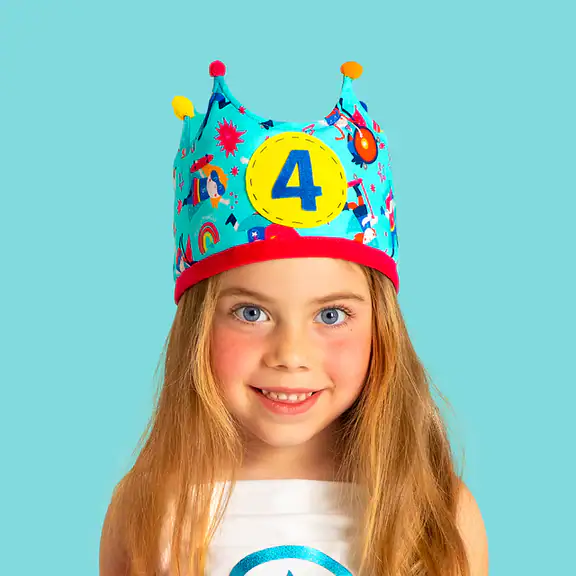 Corona cumpleaños reversible Power