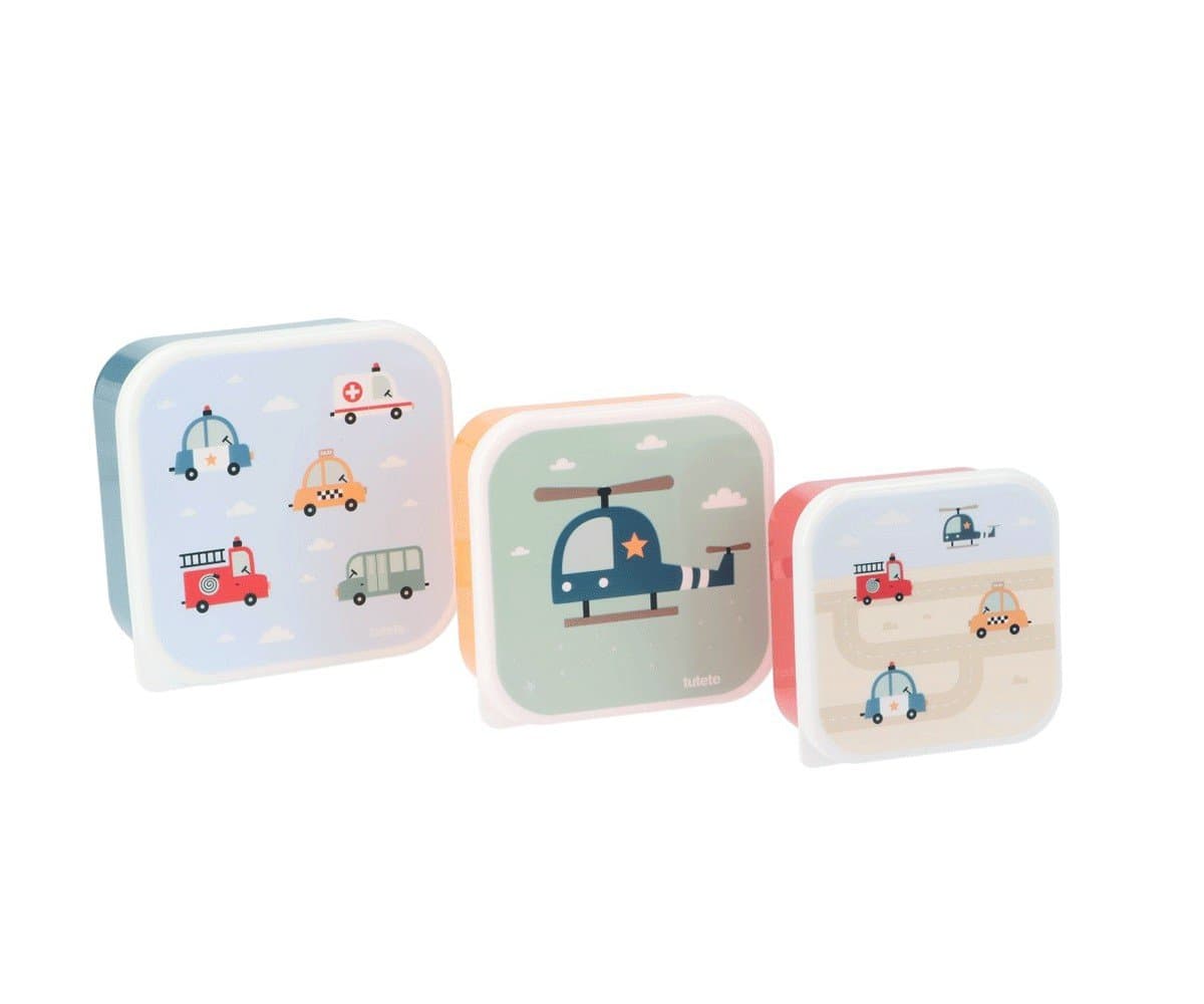 3 Cajas Almuerzo - City cars