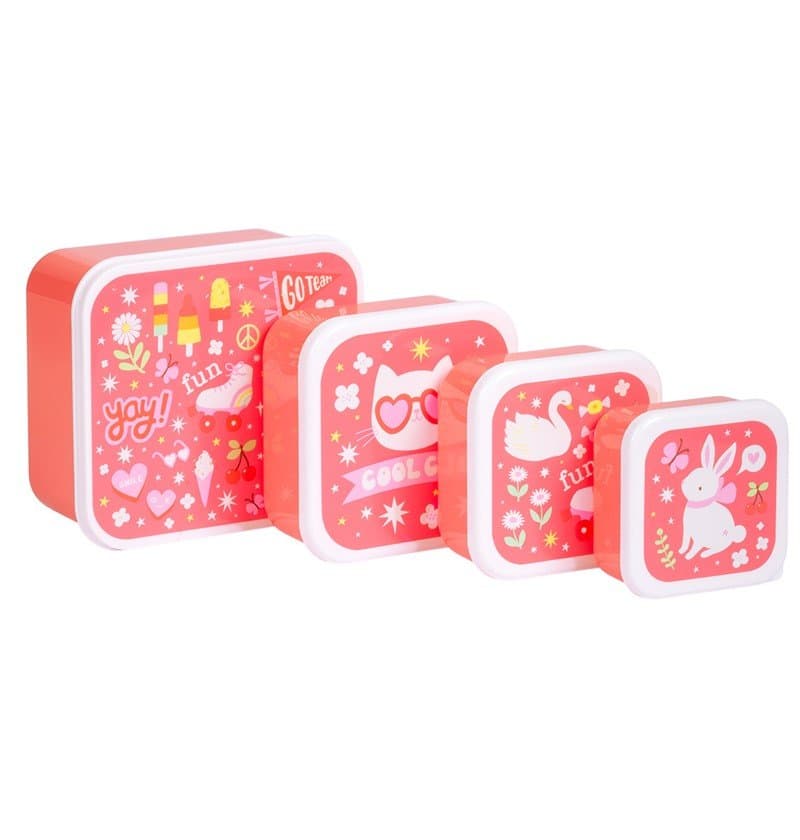 Set 4 cajas snack - Fun