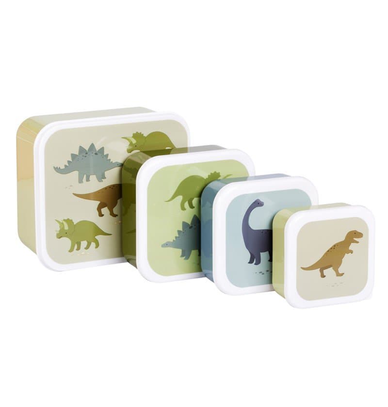 Set 4 cajas snack - Dinosaurios