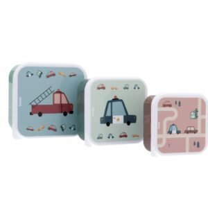 3 Cajas Almuerzo - Vintage Cars