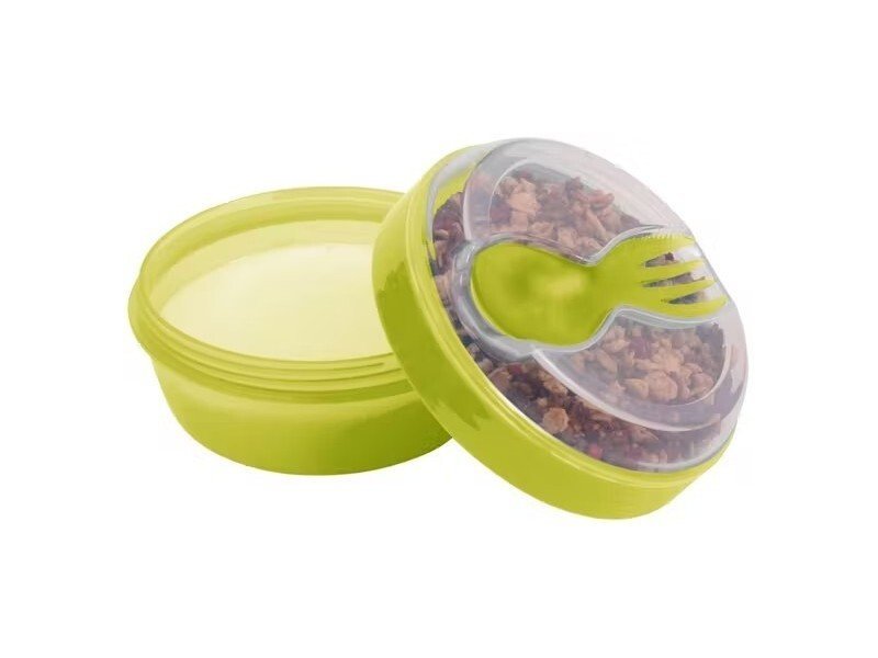 Caja para Snack doble con enfriador y cubiertos - Lima