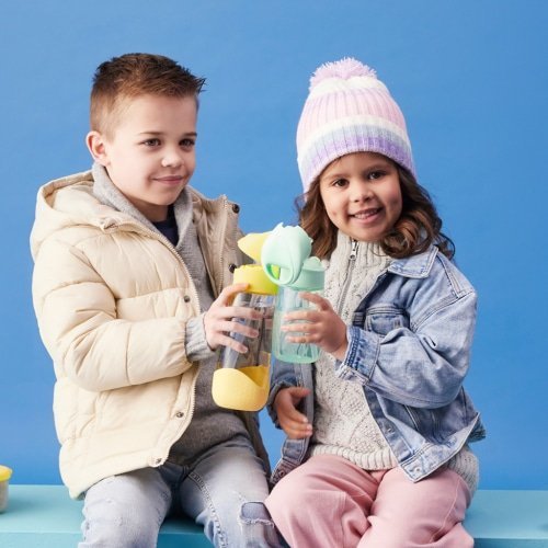 Botella Junior con pajita 380 ml - Spearmint