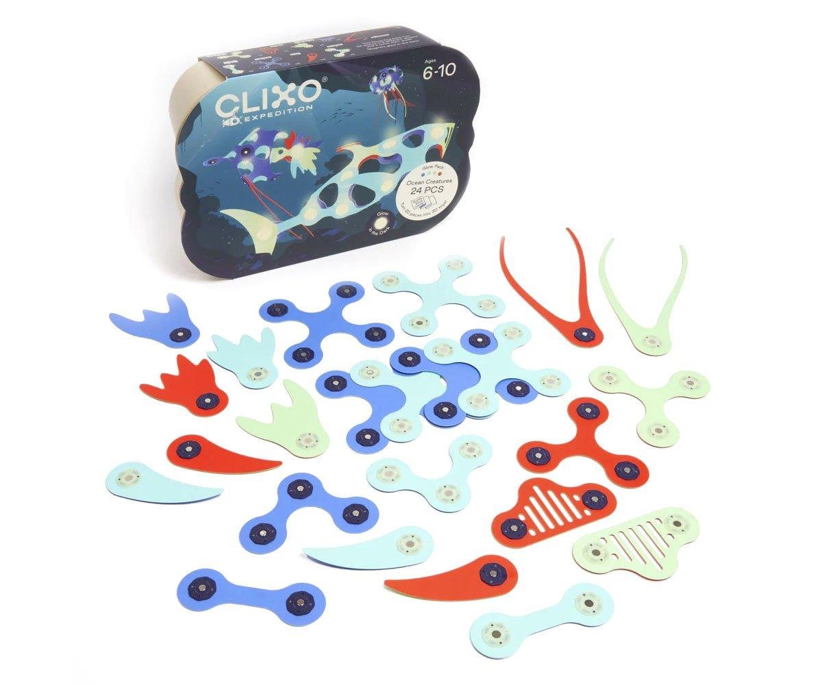 Pack Ocean Creatures 24 Piezas - Clixo