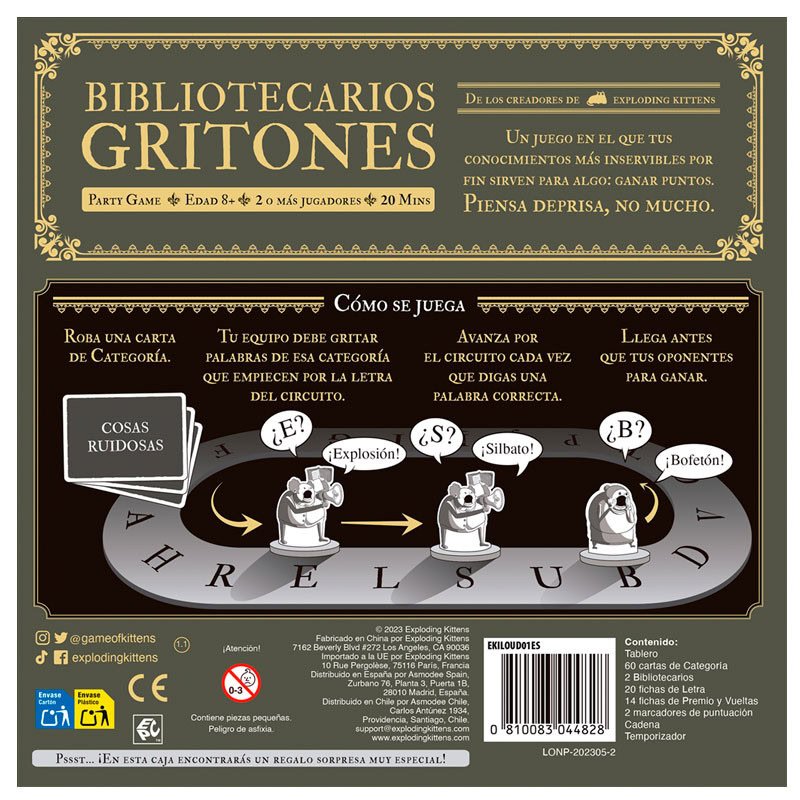 Bibliotecarios gritones