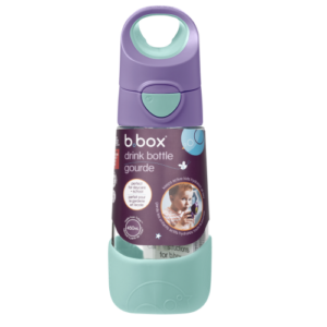 Botella tritán con pajita 450ml B.Box - Lilac Pop