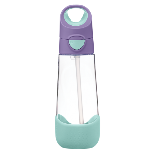 Botella tritán con pajita 600ml B.Box - Lilac Pop
