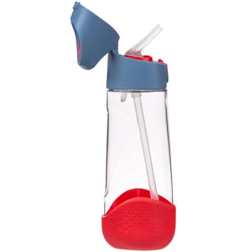 Botella tritán con pajita 600ml B.Box - Blue Blaze