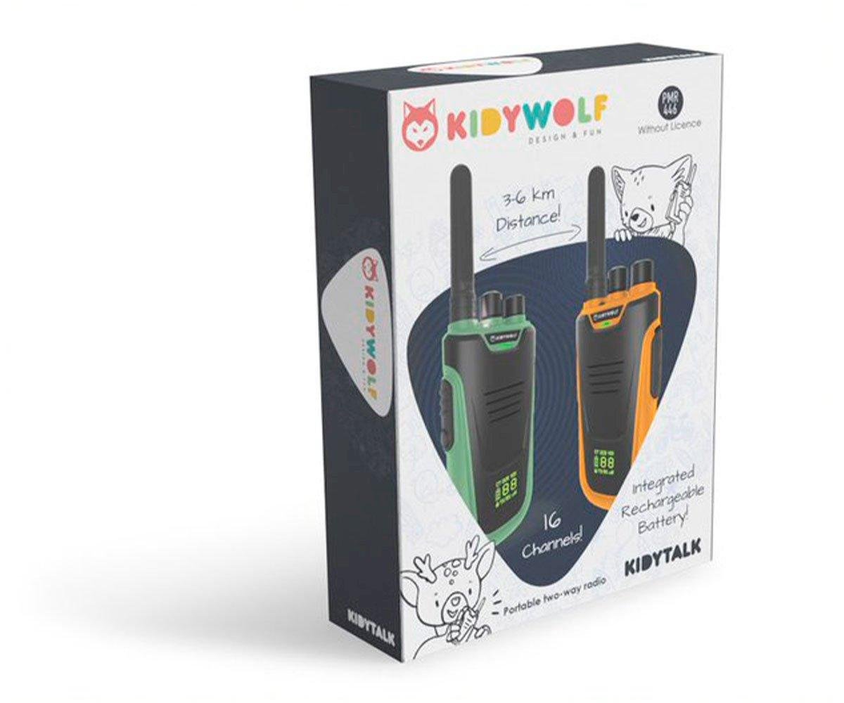 Walkie Talkie - Verde y Amarillo - Kidytalk
