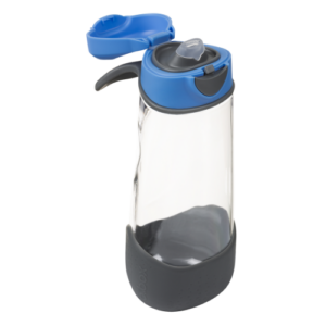 Botella tritán con boquilla y asa 600ml B.Box - Blue Slate