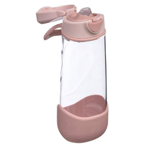 Botella tritán con boquilla y asa 600ml B.Box - Blush Crush