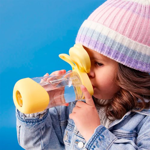 Botella tritán con boquilla y asa 450ml B.Box - Lemon Twist