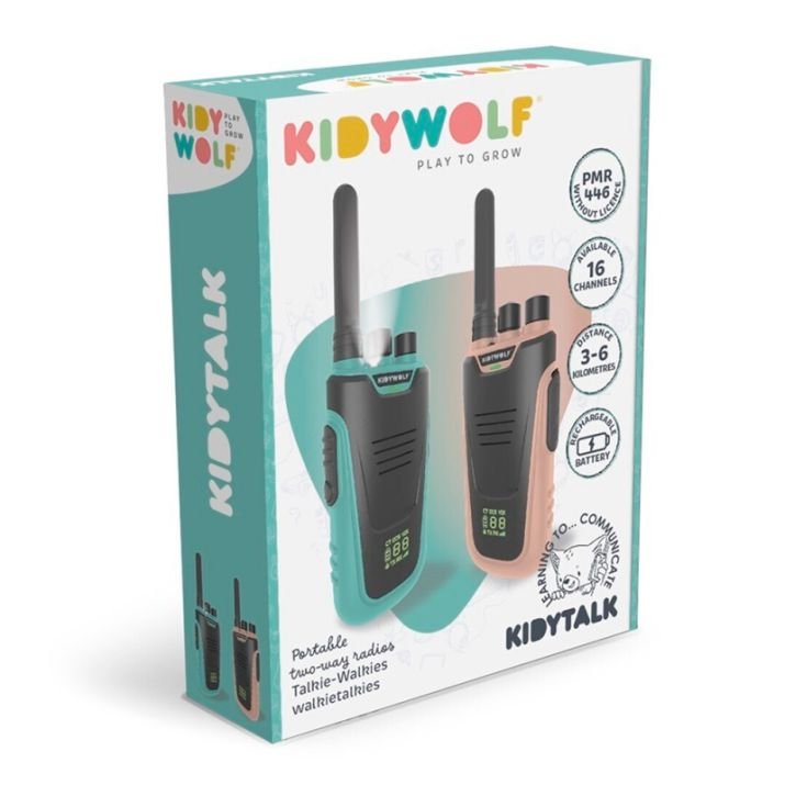 Walkie Talkie - Natural y Cian - Kidytalk