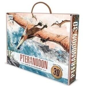 Puzzle 3D y Libro - Pteranodon