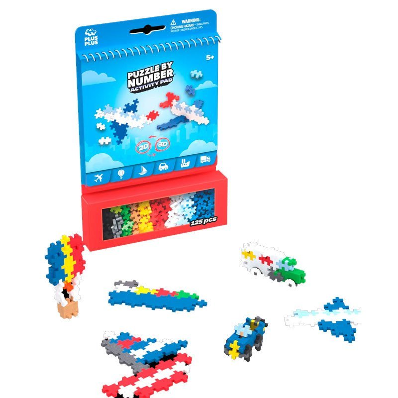 Plus-Plus Puzzle by Number transportes