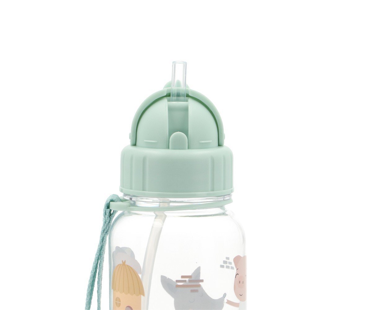 Botella de Tritán - Three Little Pigs