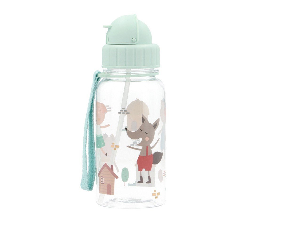 Botella de Tritán - Three Little Pigs