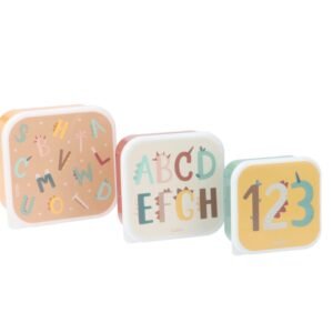 3 Cajas Almuerzo - Funny Letters