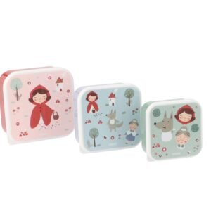 3 Cajas Almuerzo - Little Red